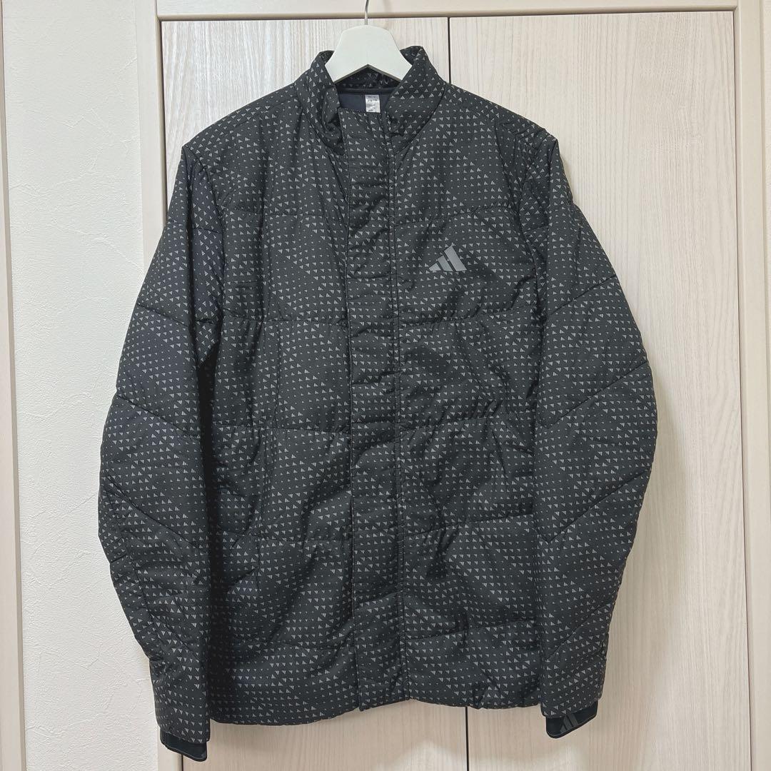 美品　adidas ゴルフウェア　中綿入りナイロンジャケット　アディダス