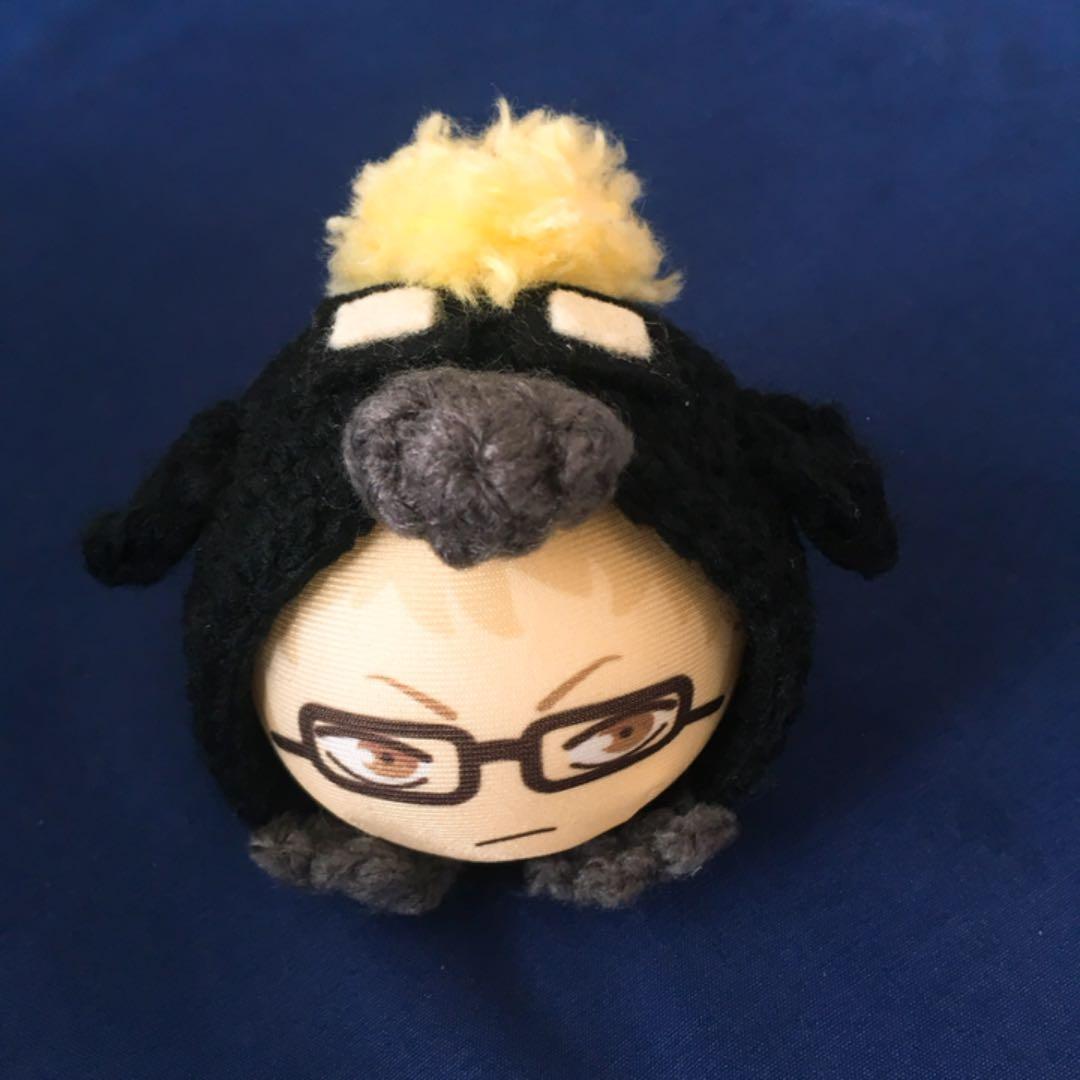 ハイキュー おまんじゅう のるキャラ ぬいぐるみ 月島 黒尾