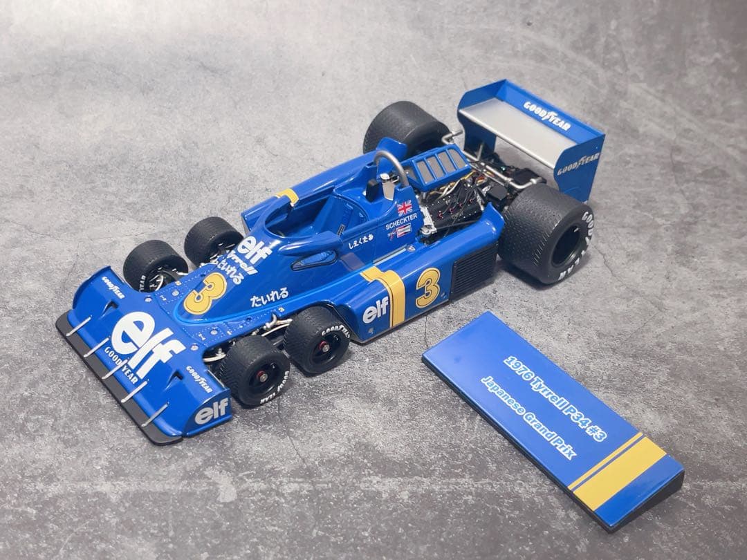 限定1500台 TSM 京商 1/18 タイレル P34 1976 日本GP