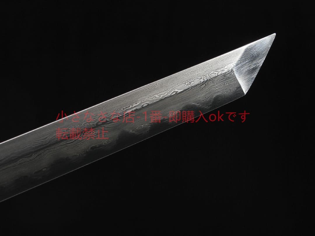 横刃上等の黒檀百錬鋼の敷土焼刃 古兵器 武具 刀装具 日本刀 模造刀 居合刀