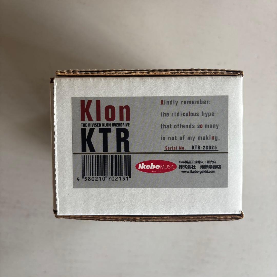 Klon KTR ギターエフェクター