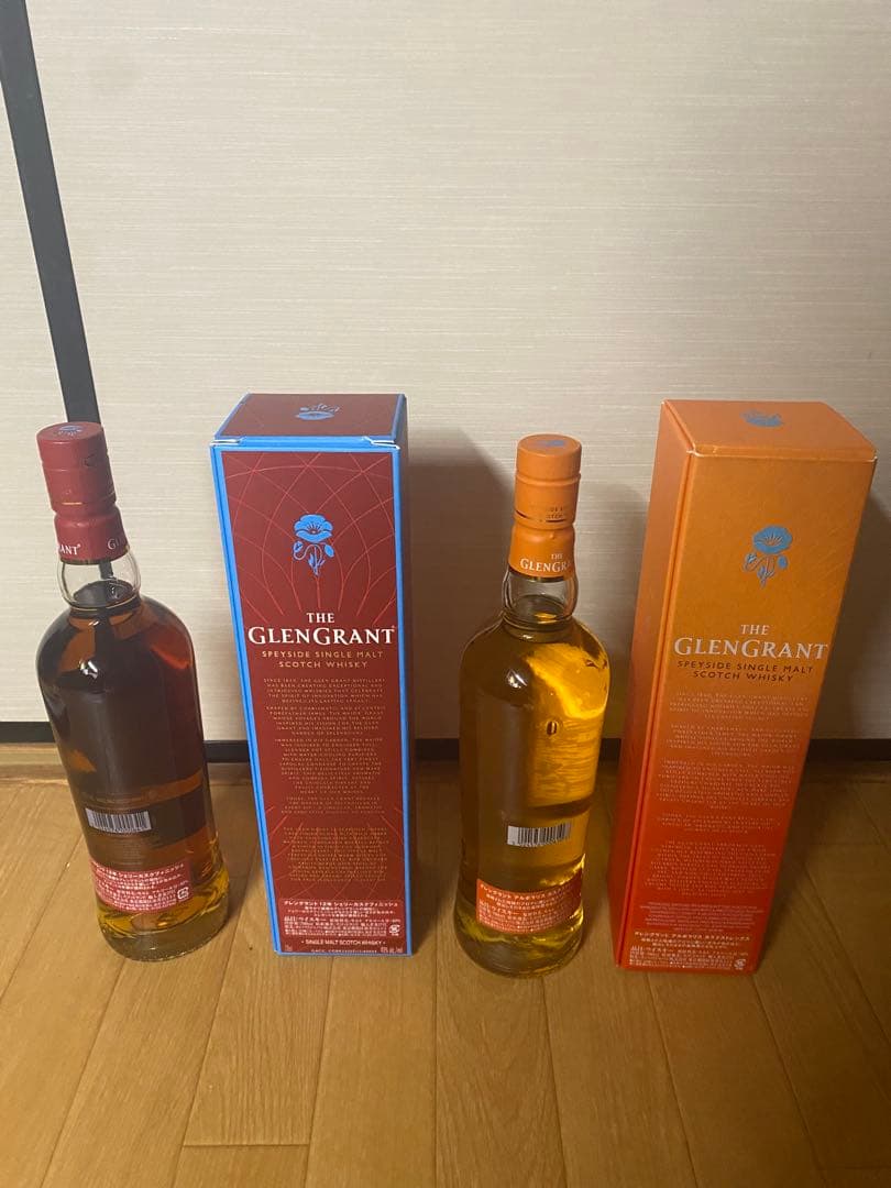 グレングラント限定品セット(アルボラリスカスクストレングス、シェリーカスク)