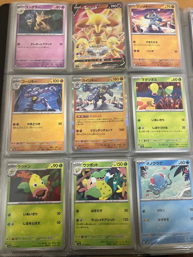 ポケカ カントー　151匹　オリジナル図鑑　まとめ売り　160枚程　ファイルごと