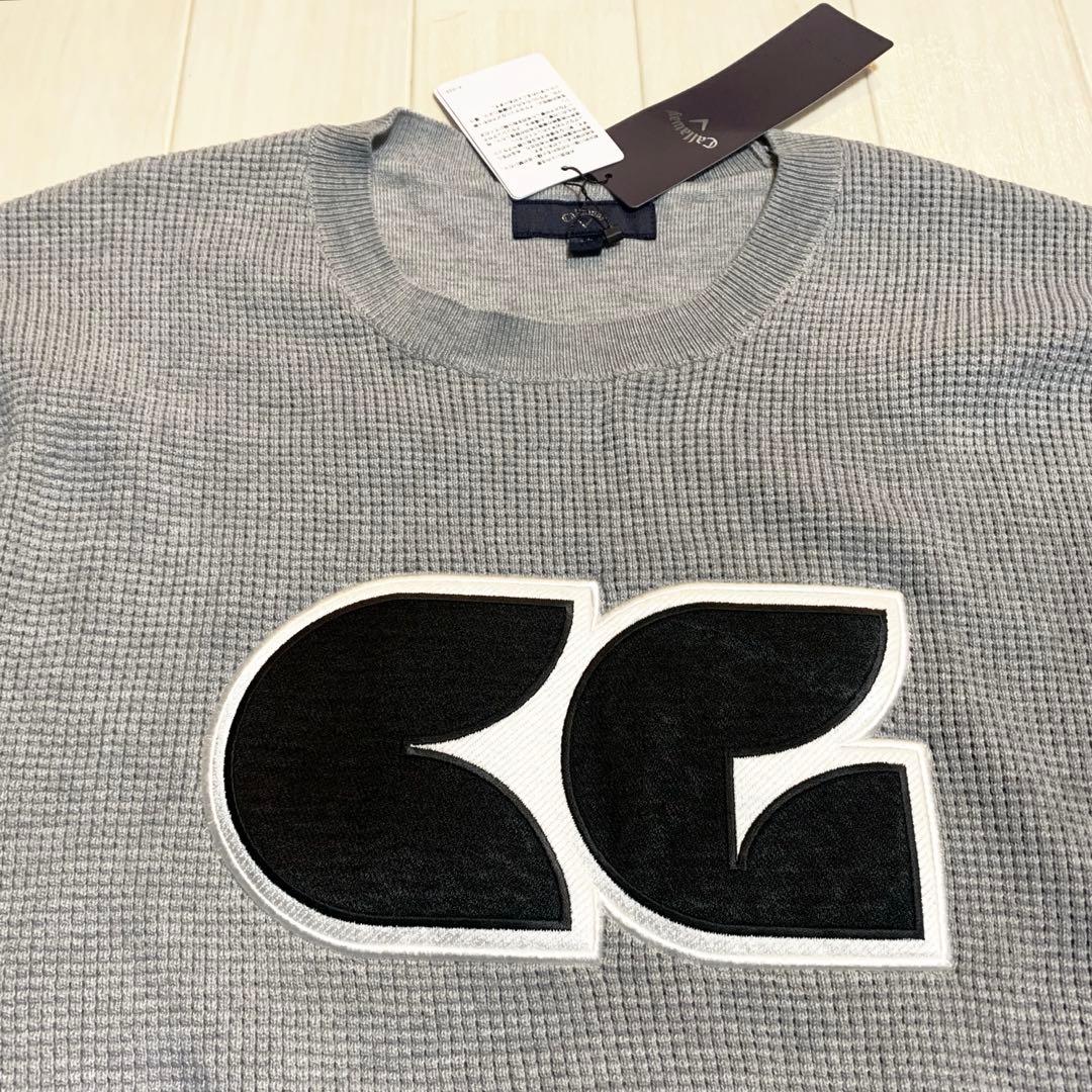 新品■16,500円【キャロウェイ】メンズ　長袖セーター　LL ゴルフウェア