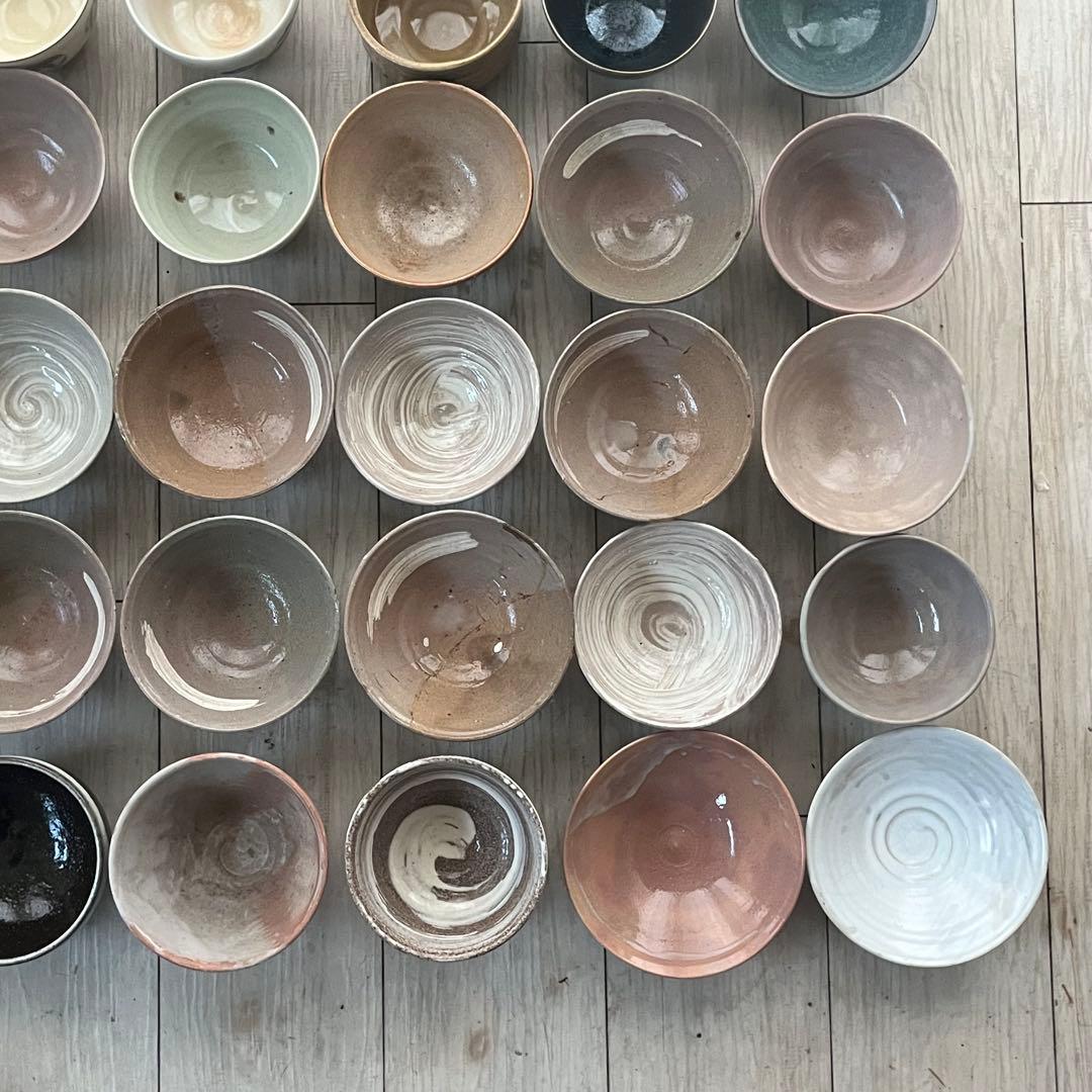 a*8様 茶碗 抹茶碗 数茶碗 まとめて 49点 茶道具 箱無し 陶器 いろいろ