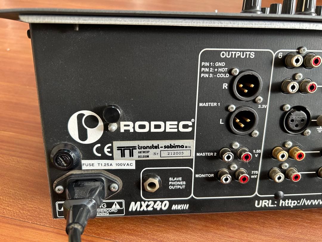 RODEC MX240 MKⅢ BIG BROTHER DJミキサー