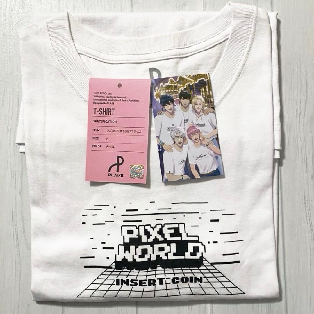 【激レア】PLAVE Eunho ウノ Pixel World tシャツ　タッグ