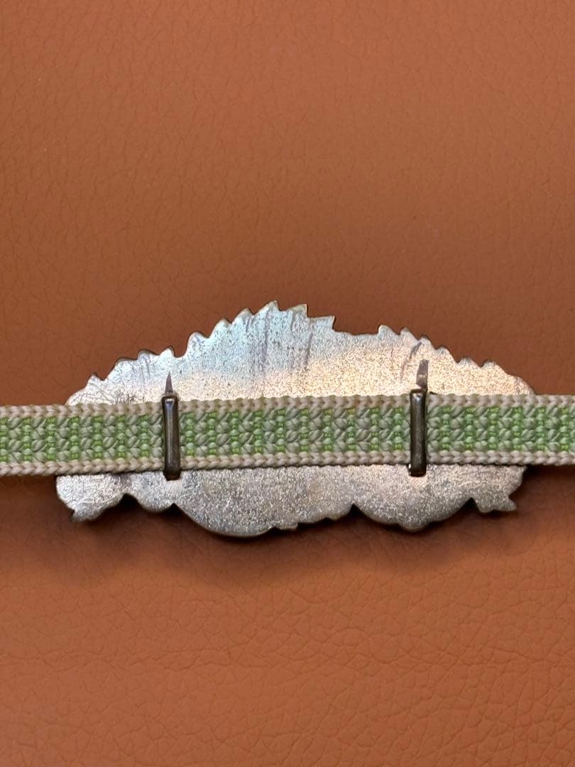 時代物　金工 彫金　 龍の帯留め　アンティーク　着物　紐付き　工芸