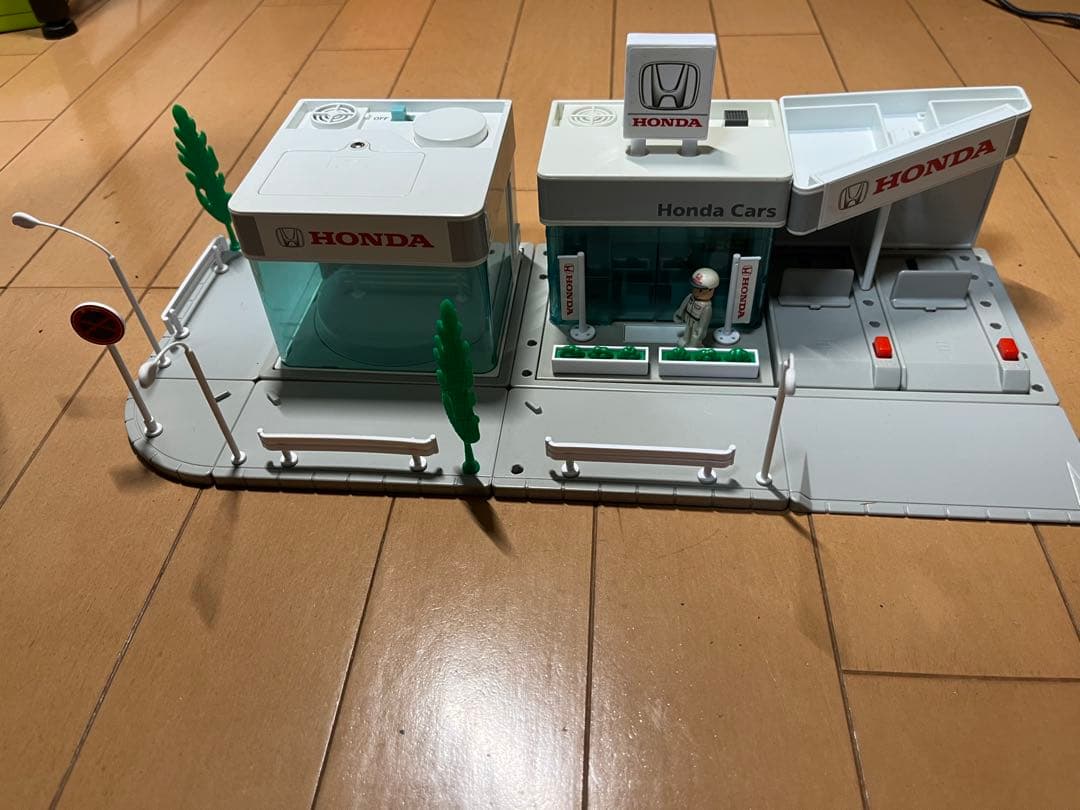 トミカタウン 7点セット トミカ3台付き