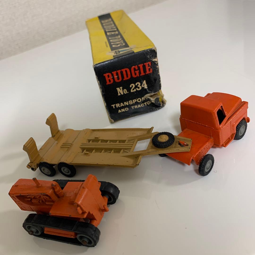 ビンテージ品　バッジートイ　BUDGIE TOYS イギリス製　トラクター　バス