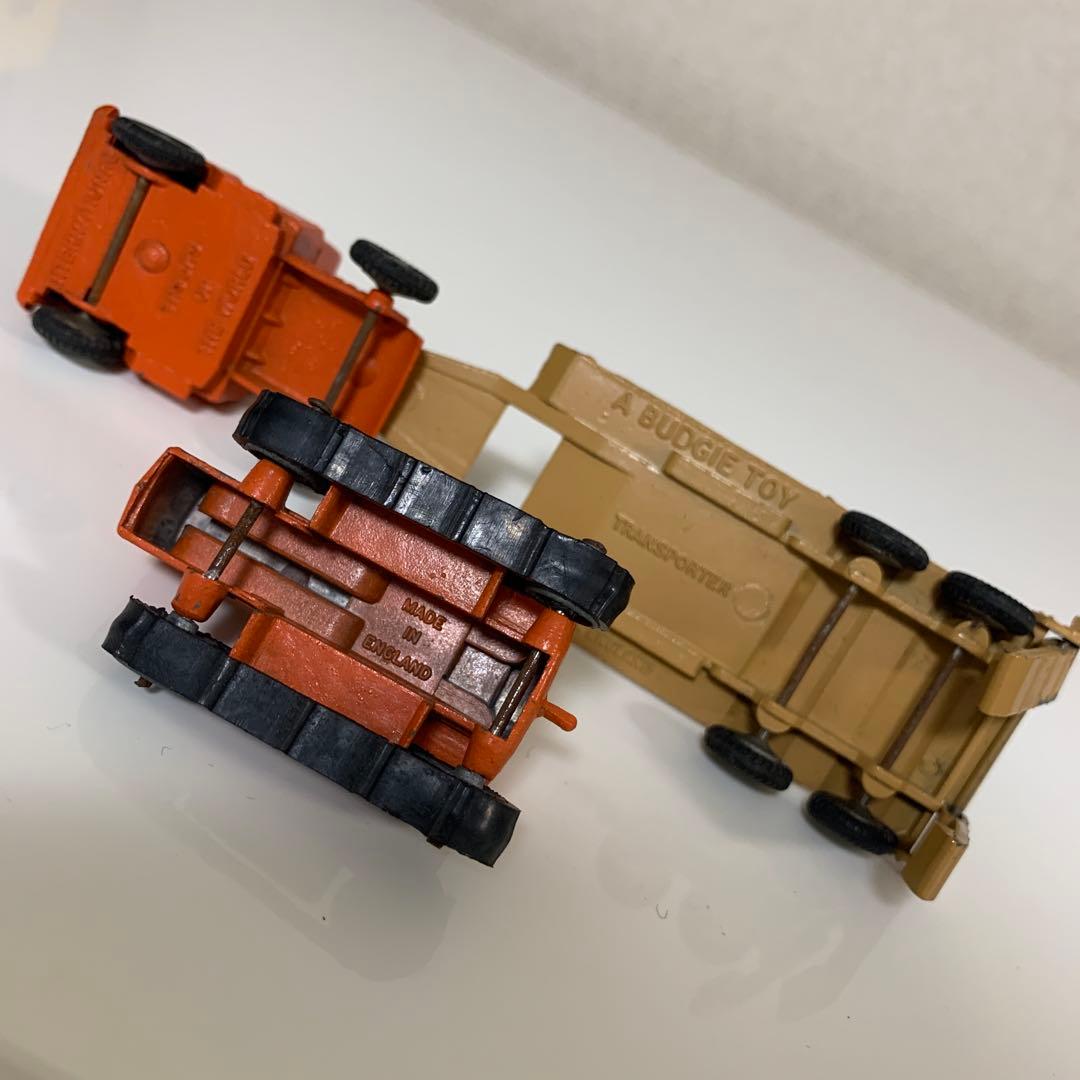 ビンテージ品　バッジートイ　BUDGIE TOYS イギリス製　トラクター　バス