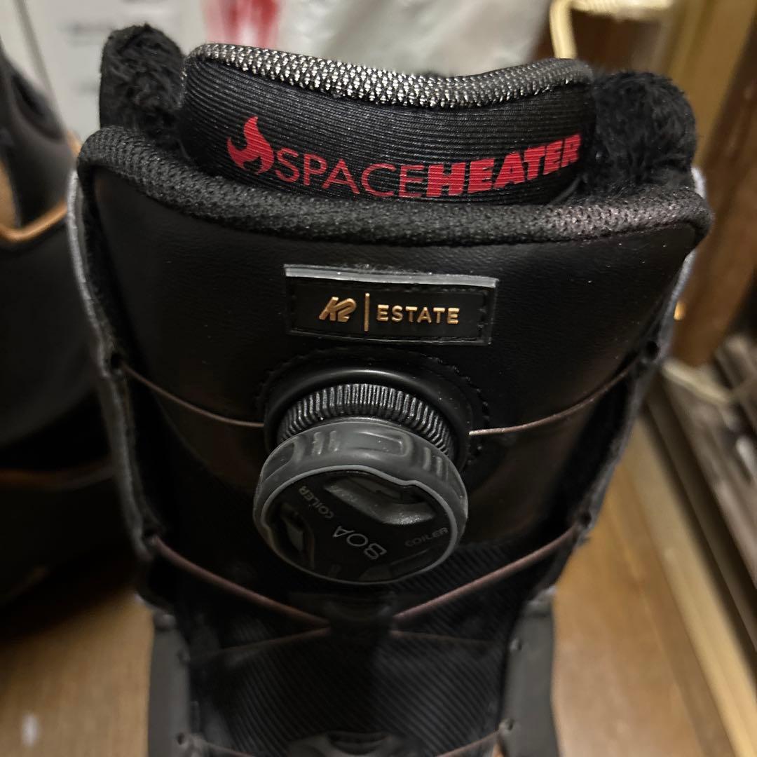 SPACE WEATER K2スノーボードブーツ ブラック子供用！