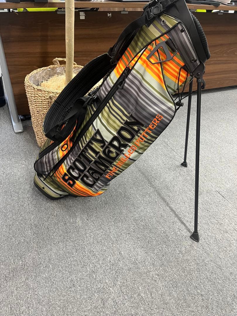 スコッティ キャメロン ワンダー セラぺ グリーン&オレンジ スタンドバッグ