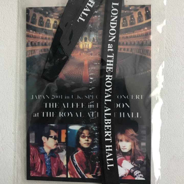 【希少品】新品未開封 THE ALFEE幻のロンドン公演ノベルティ