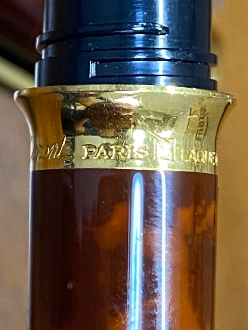 希少 S.T.DuPont 万年筆18金750 漆仕上げ コンバーター