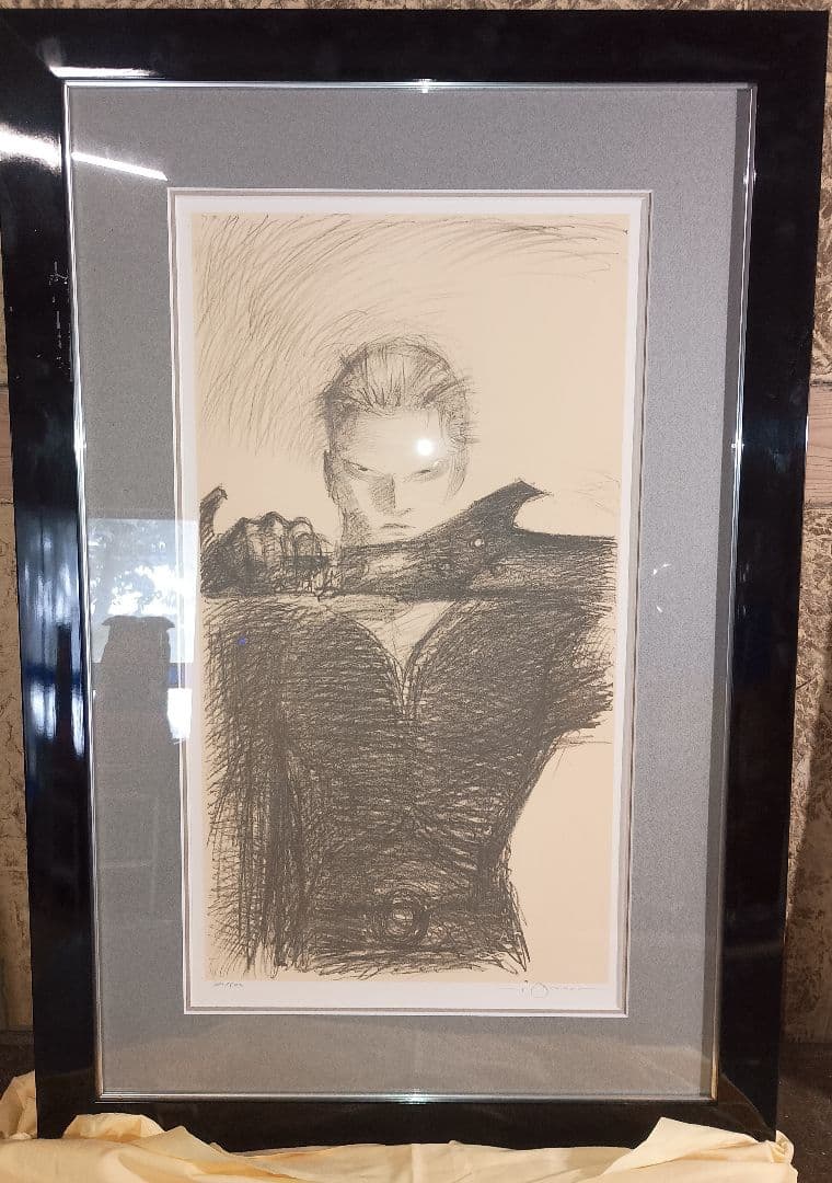 □真作□天野喜孝-闘気-□212/500□ アールビーバン株式会社□正規品