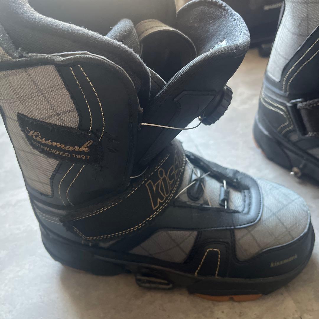 kissmark スノーボードブーツ 黒/グレー