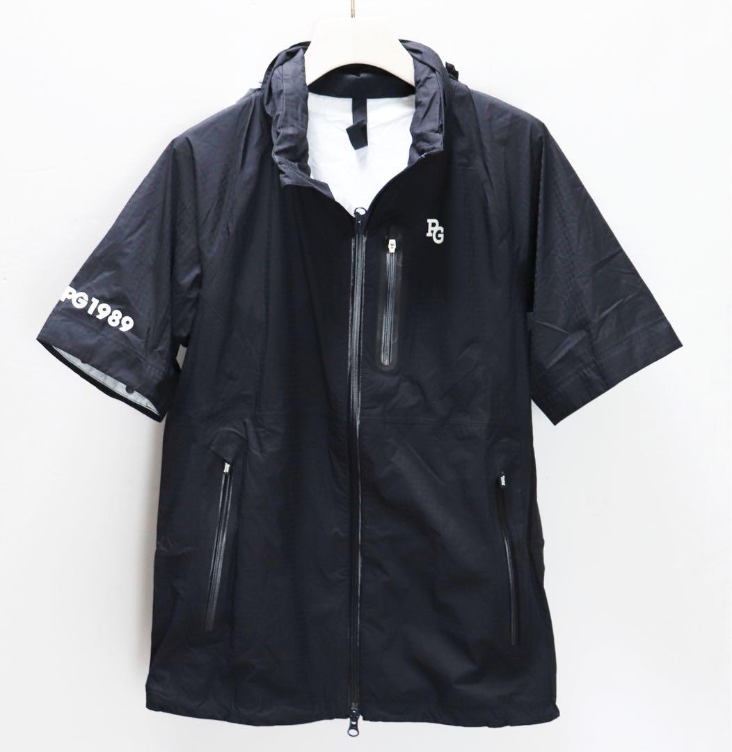 《パーリーゲイツ》新品 2Way高機能防水性ブルゾン レインウェア 4(M)