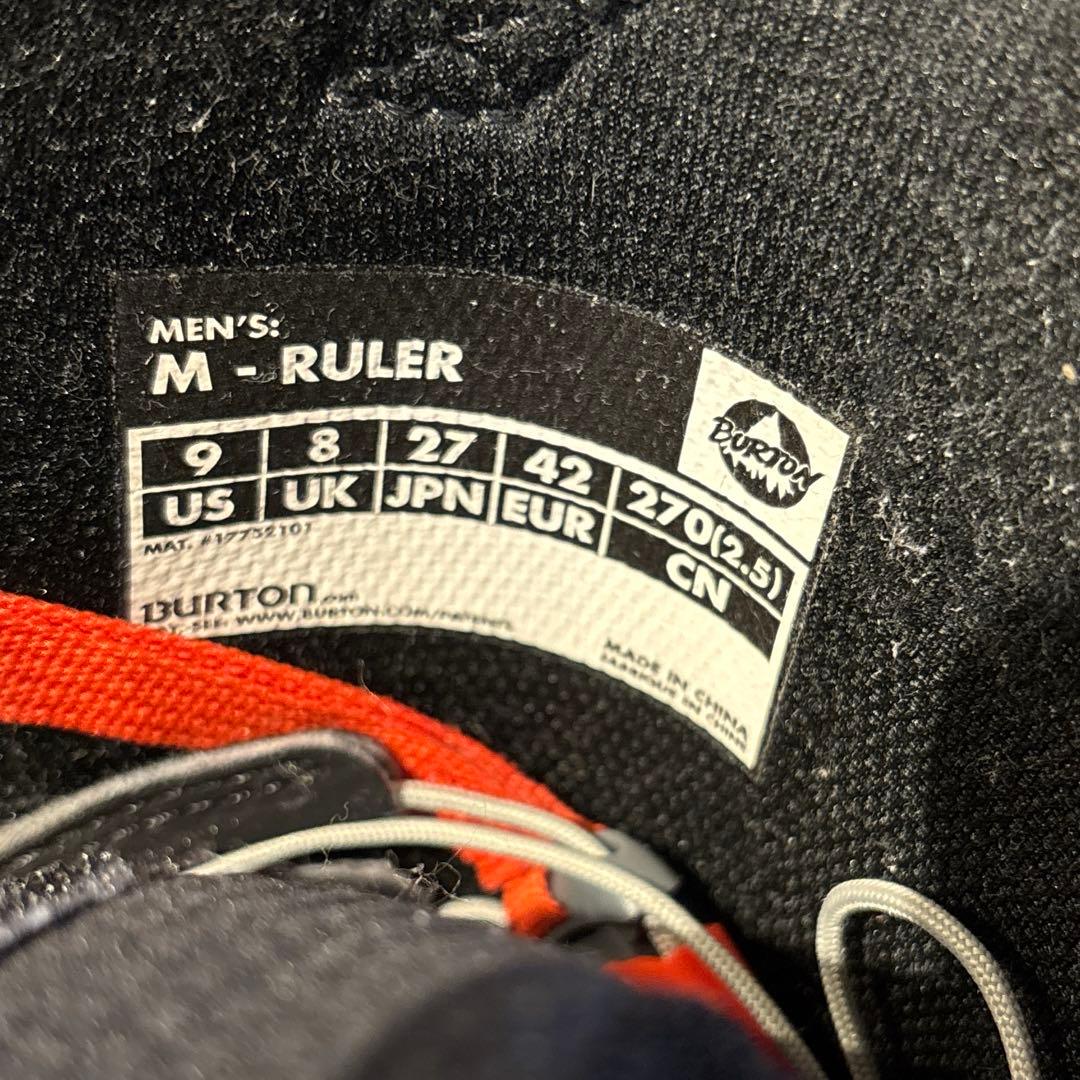 BURTON スノーボード ブーツ M-RULER 27cm