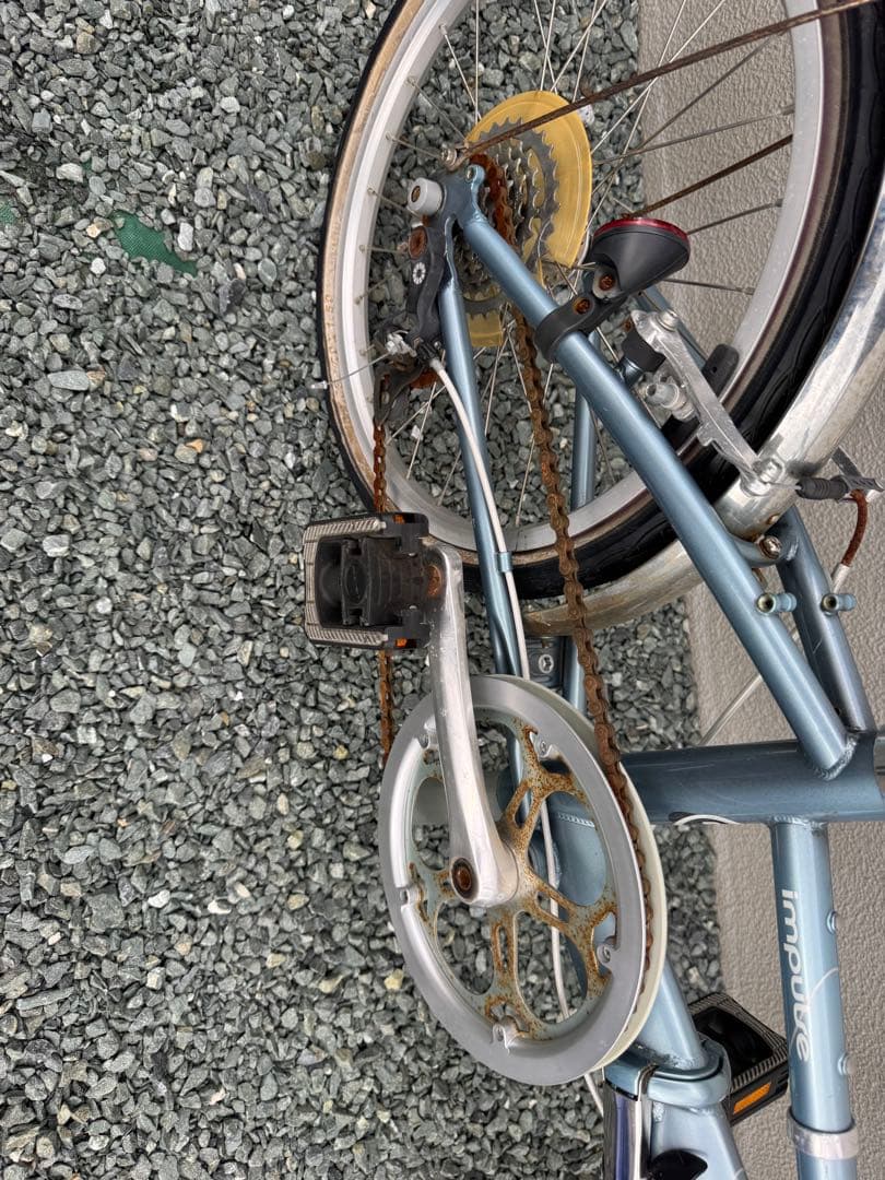DAHON impulse 折りたたみ自転車 青　直接取引限定 静岡県