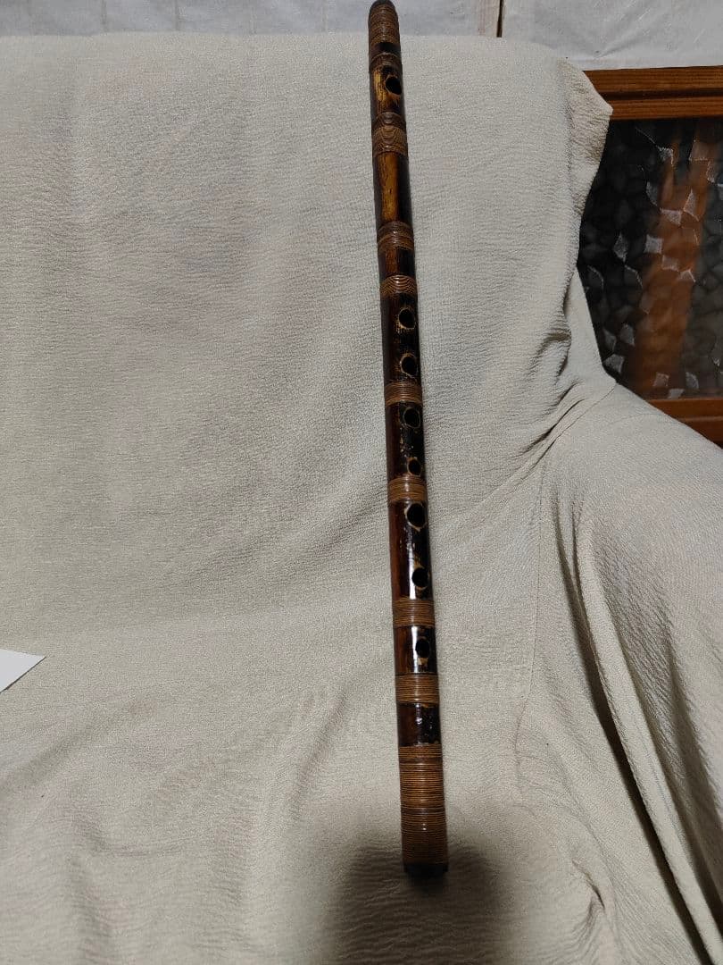 篠笛　眞風　煤竹　ドレミ　総巻　四本調子