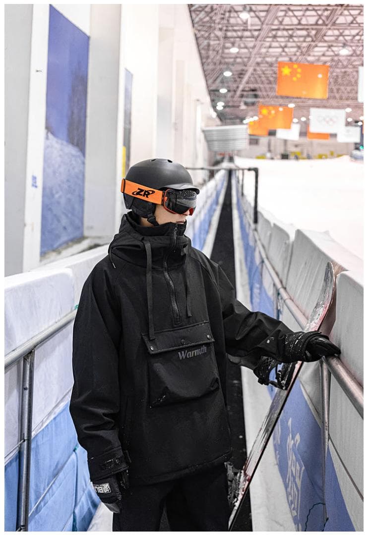 スノーボードウェア ジャケット メンズ レディース スキーウェア ブラック