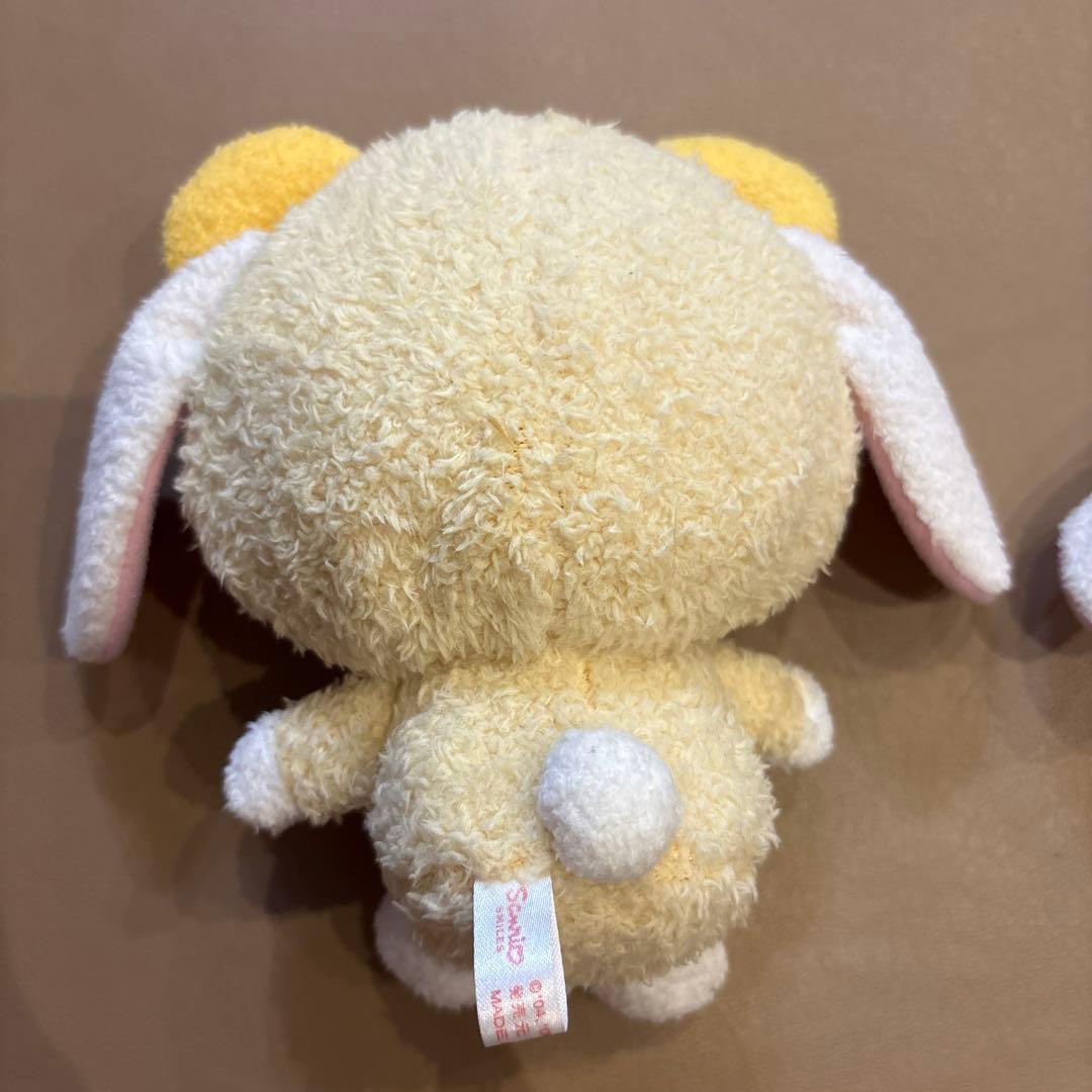 シュガーバニーズしろうさ　ぬいぐるみ　着ぐるみピンク&イエロー