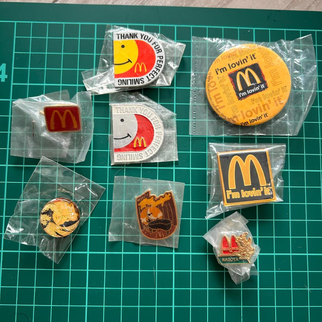 マクドナルド　ピンバッジ　缶バッジ　デッドストック　まとめセット　ヴィンテージ