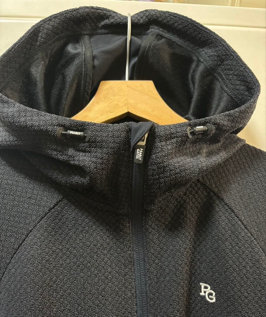 パーリーゲイツダイヤニットジャガード濃紺ワンピースサイズ0