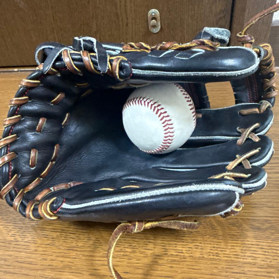リュウ　ryu グローブ　硬式　グラブ　内野手　ブラック