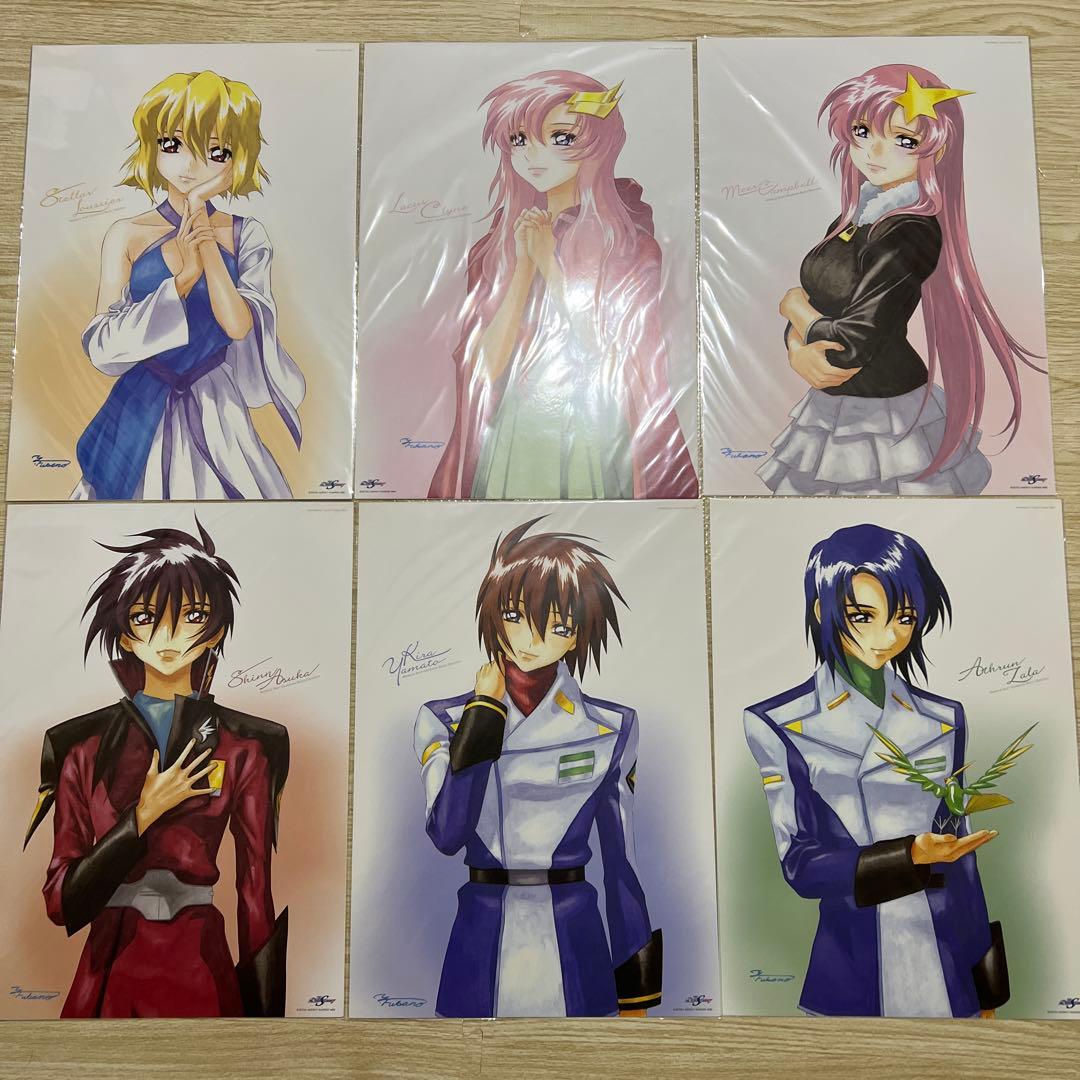 ガンダムSEED Destiny ミニポスター6枚セット　(A3サイズ