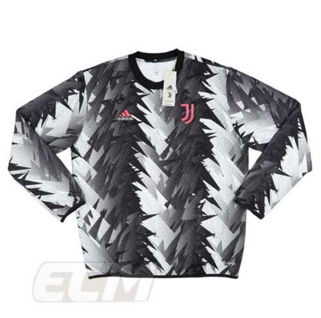 ユベントス プレマッチシャツ ホワイトｘブラック22-23/セリエＡ/