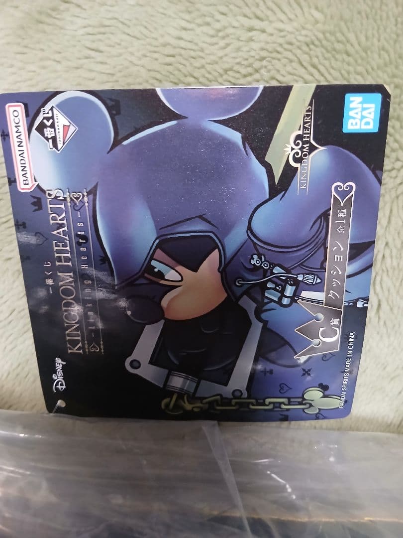 キングダムハーツ　一番くじ　A賞ソラスタチュー、C賞ミッキークッション