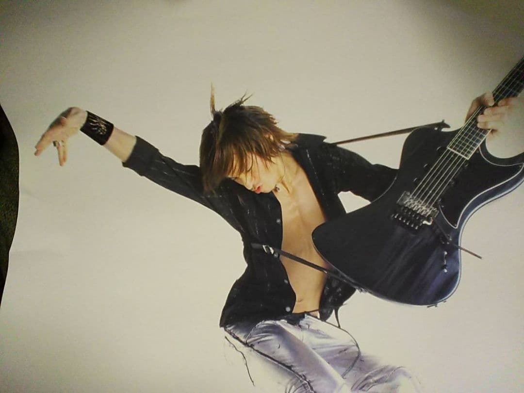 SUGIZO非売品ESPポスターECLIPSE跳びR-1スギゾーLUNA SEA