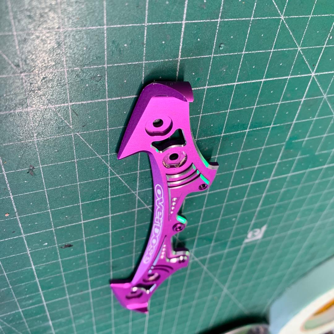 Overdose アルミバンパーラジコンパーツ 紫