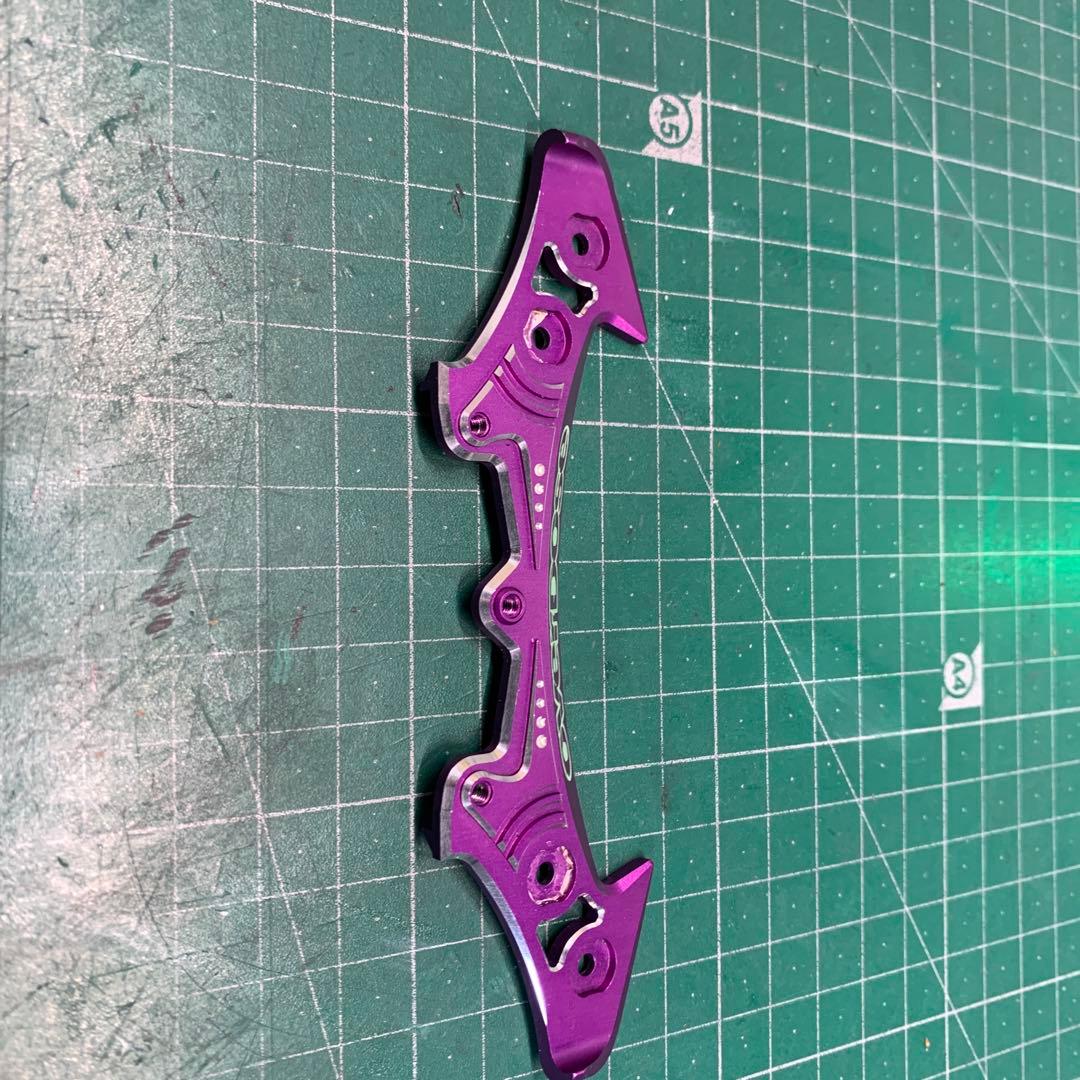 Overdose アルミバンパーラジコンパーツ 紫