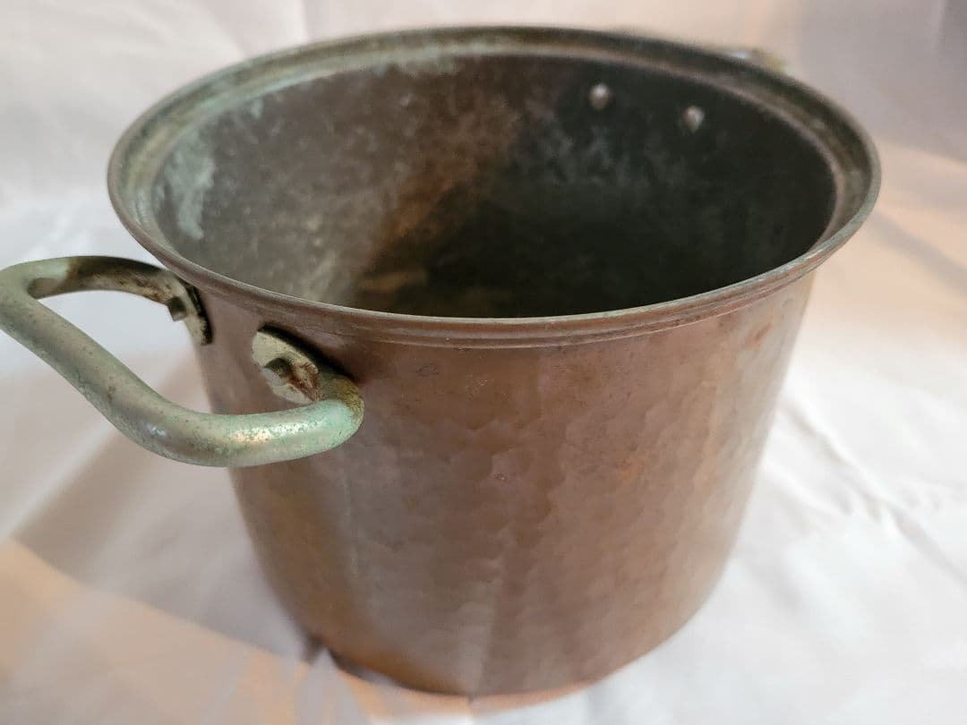 ヴィンテージ　銅製寸銅鍋