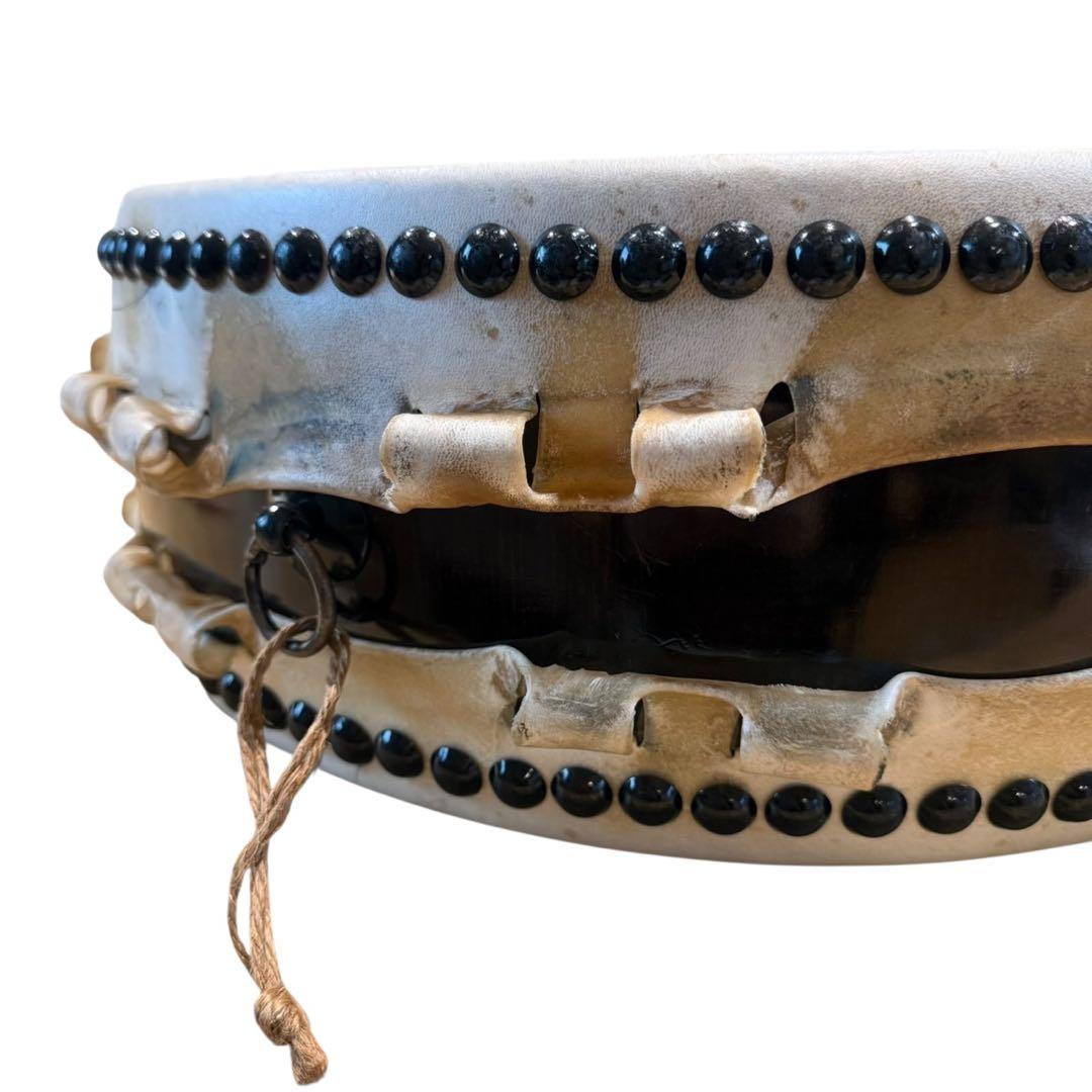 和太鼓 平太鼓 和楽器 民謡 お祭り 1尺4寸 42センチ　耳付