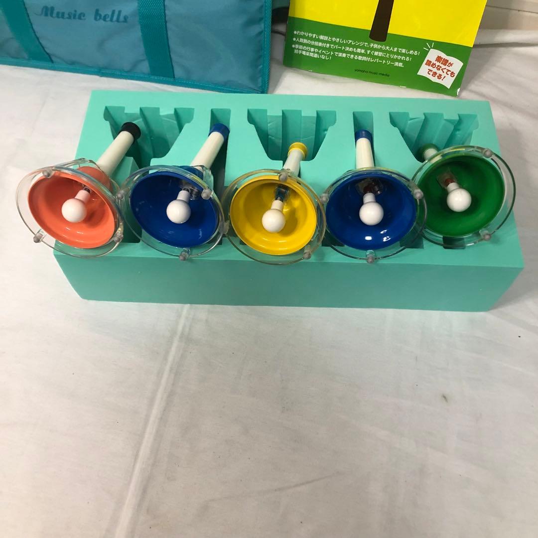 送料込★美品★ゼンオン ミュージックベル 20音 タッチ式 ZENON 教本付