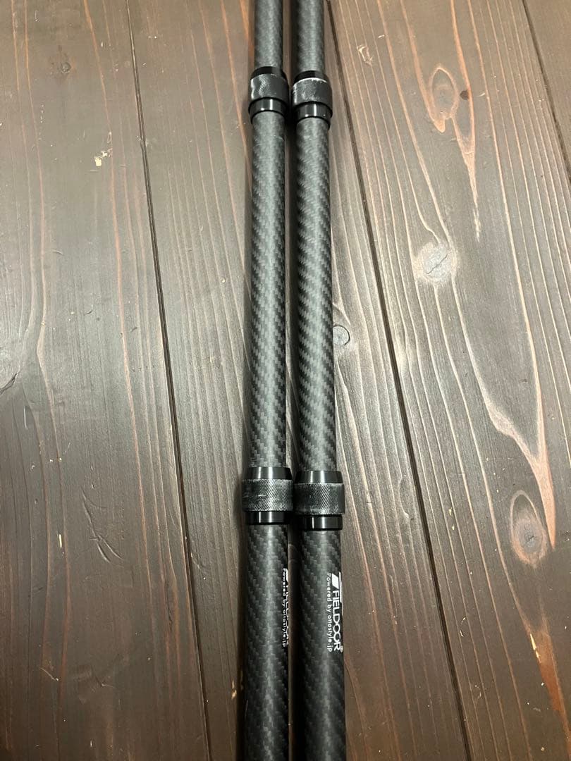FIELDOOR カーボン タープポール テントポール 伸縮式　２本セット