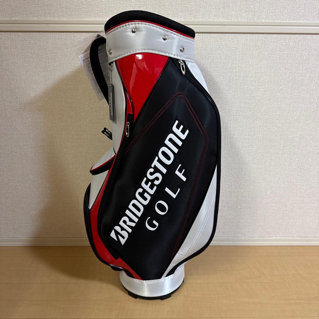 【新品未使用】即購入OK カバー付きキャディバック ゴルフバック ブリヂストン