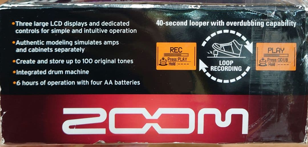 ■■【箱・電源ACアダプター付】ZOOM B3 ベース用マルチエフェクター