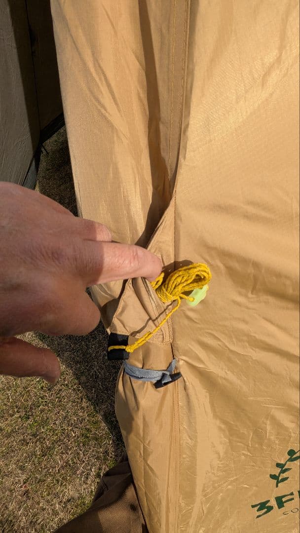 3F ULGEAR 210T 希少ワンポールテント　グランドシート付