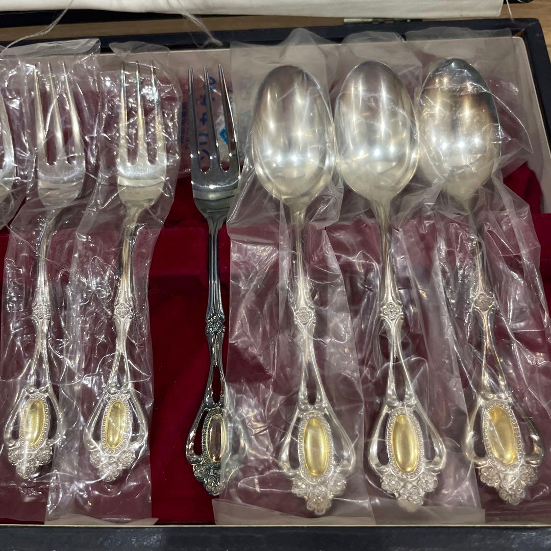 ノリタケ クリスティーヌゴールド カトラリー フォーク スプーン12本セット