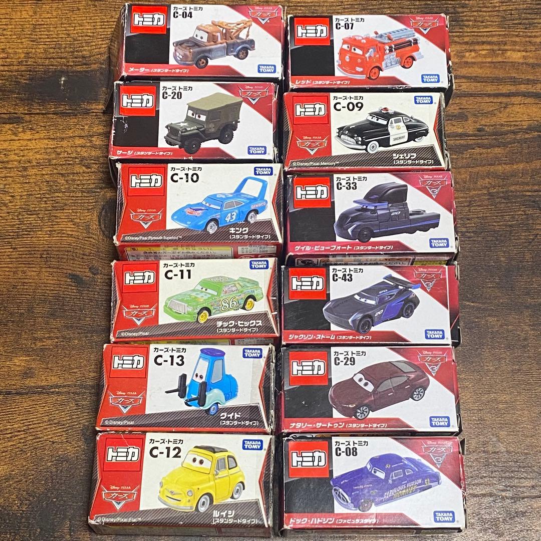 カーズトミカ 箱付き 新品未使用品 12台セット メーター ハドソン シェリフ等