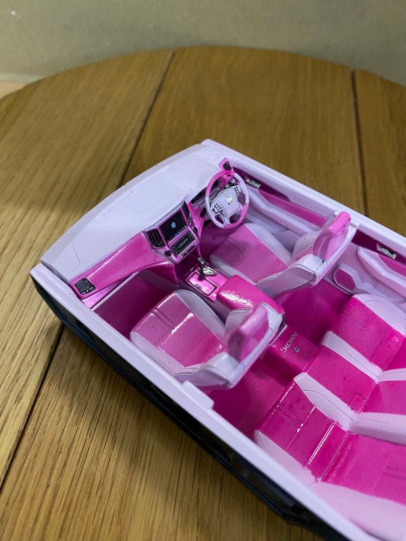 プラモデル完成品　アオシマ 1/24 214クラウンアスリート