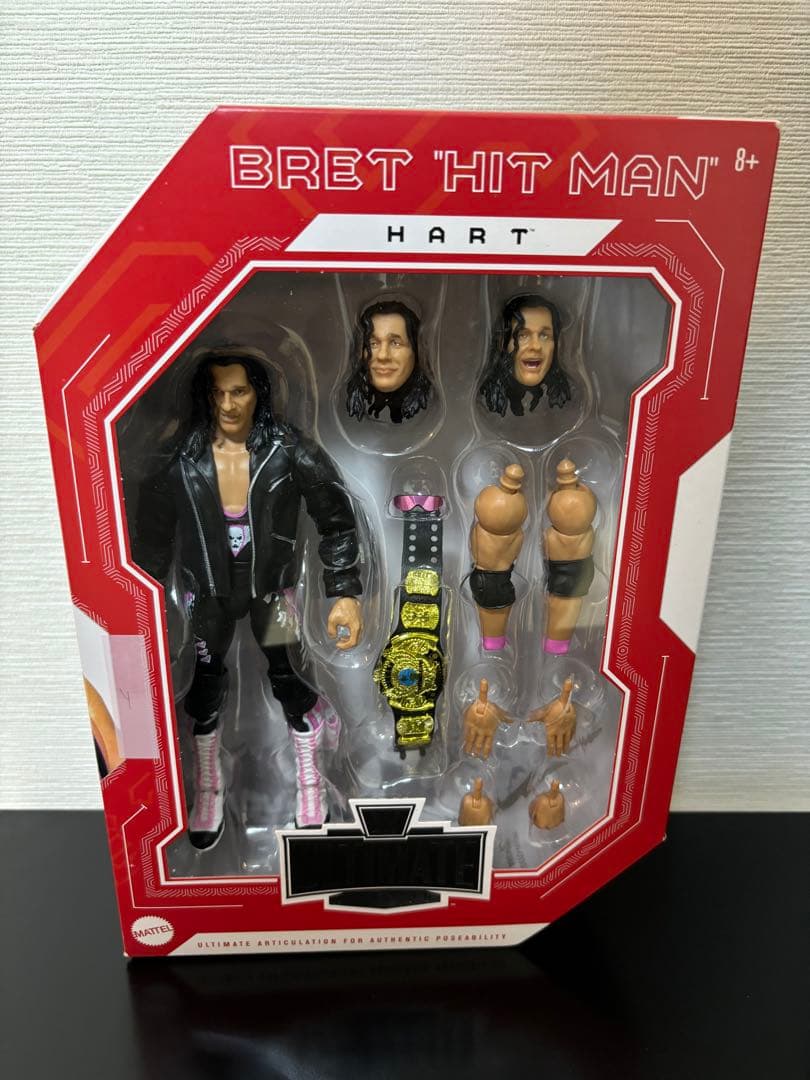 WWE Elite Ultimate Bret Hart ブレット・ハート 新品