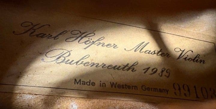ドイツ製 カールヘフナー4/4 KH66 1989年製 ケース付