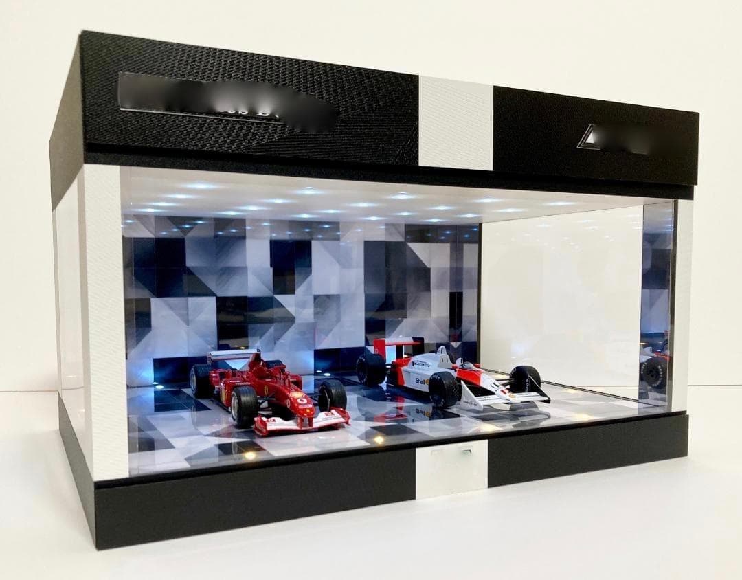 シゲオーダー品・USB電源　黒基調・ディスプレーBOX / ネオジオラマ