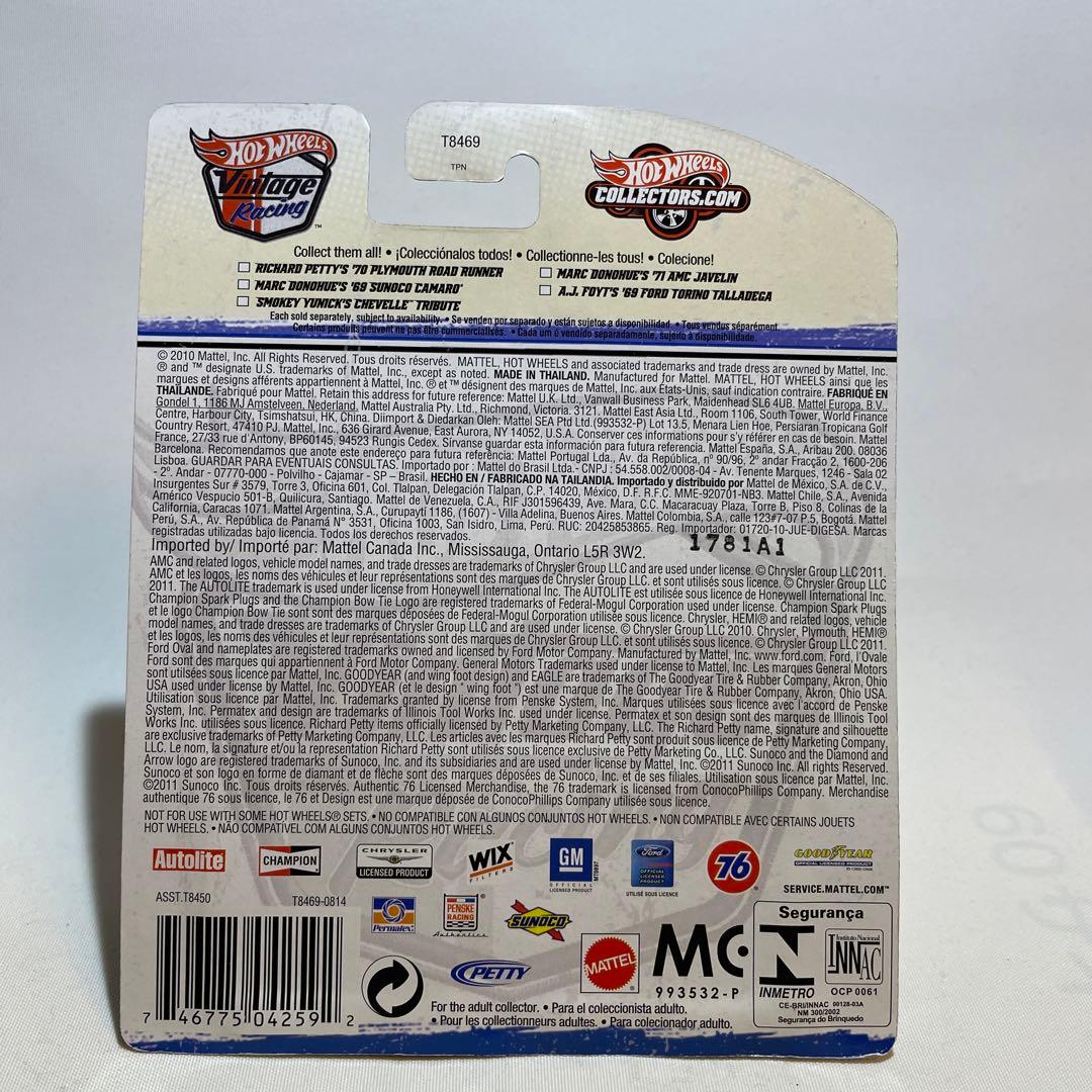 ミニカー HotWheels Vintage Racing